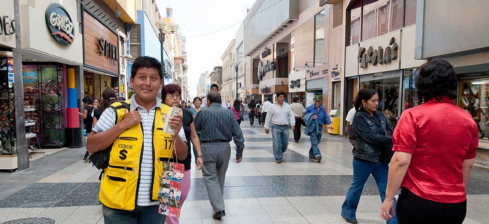 Money exhange in Lima - Peru